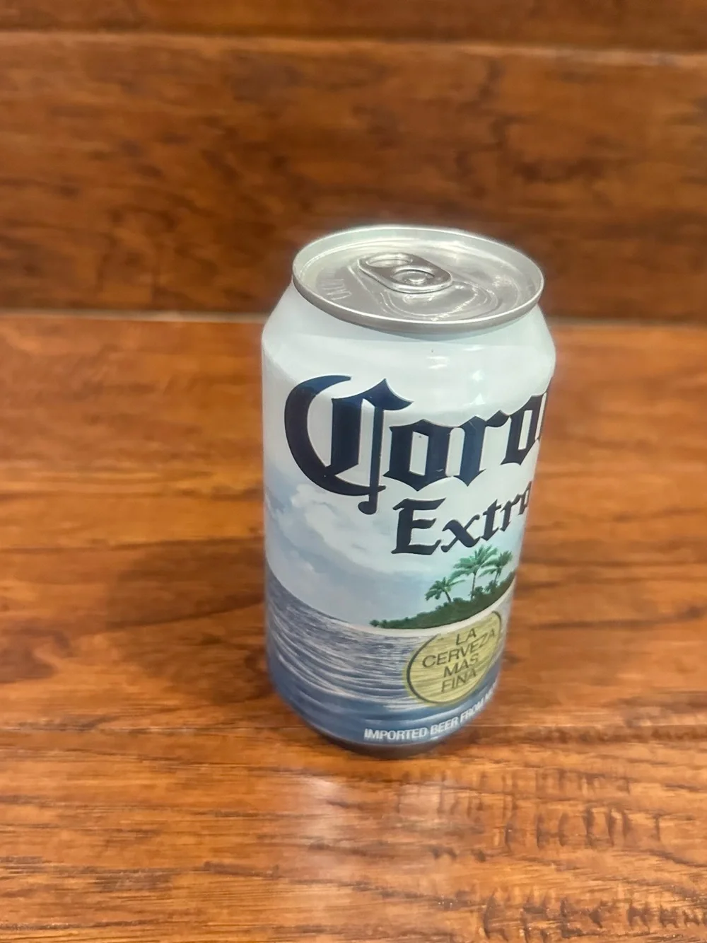 Corona Extra White & Blue Stash Can with Palm Logo